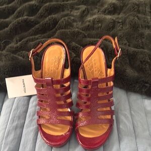 Chie Mihara Red Strappy Sandals